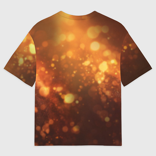 Мужская футболка оверсайз Толстый кот - Экзот / 3D-принт – фото 2