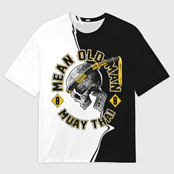 Футболка оверсайз мужская Old Muay Thai, цвет: 3D-принт