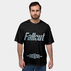 Футболка оверсайз мужская Fallout - Logo, цвет: 3D-принт — фото 2