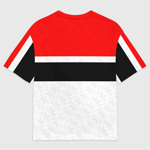 Мужская футболка оверсайз Герб СССР - ретро цвета / 3D-принт – фото 2