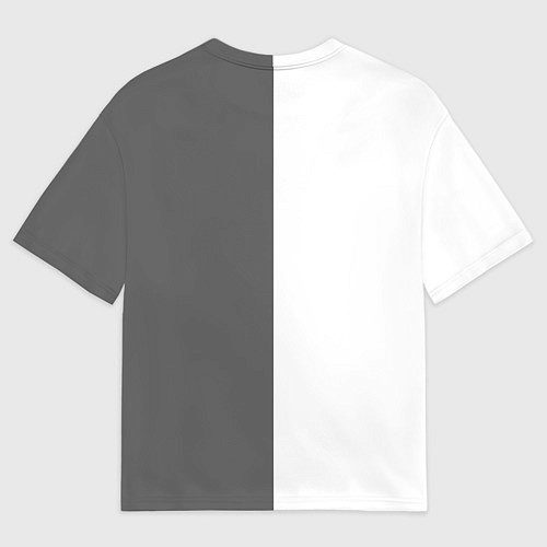 Мужская футболка оверсайз Hippopotamus art / 3D-принт – фото 2