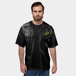 Футболка оверсайз мужская Косуха нирвана, цвет: 3D-принт — фото 2