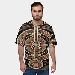 Футболка оверсайз мужская Символика славянской мифологии, цвет: 3D-принт — фото 2