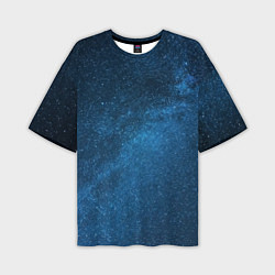 Мужская футболка оверсайз Космическая вселенная млечный путь