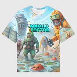 Футболка оверсайз мужская Abiotic Factor монстры, цвет: 3D-принт