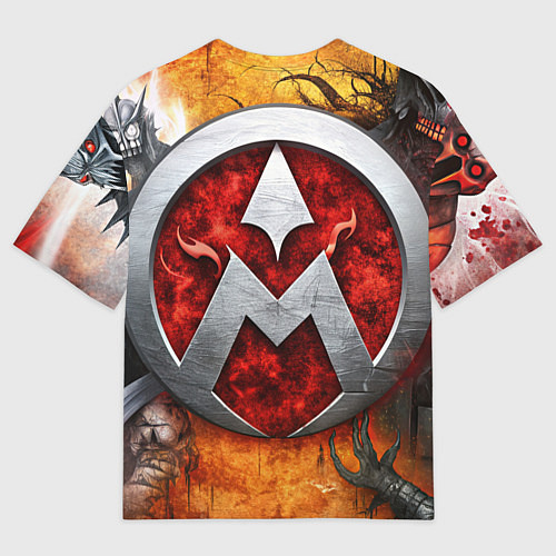 Мужская футболка оверсайз Abiotic Factor монстры / 3D-принт – фото 2