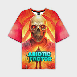 Футболка оверсайз мужская Abiotic Factor horror skull, цвет: 3D-принт