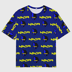 Футболка оверсайз мужская Ninja fortnite games, цвет: 3D-принт