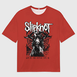 Футболка оверсайз мужская Slipknot rock band, цвет: 3D-принт