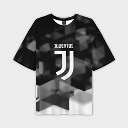 Футболка оверсайз мужская Juventus geometry fc, цвет: 3D-принт