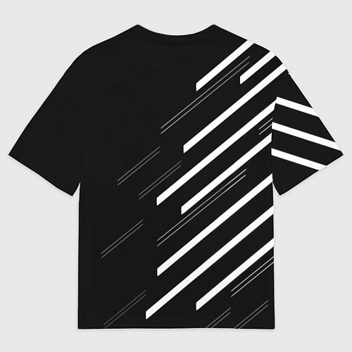 Мужская футболка оверсайз Borussia sport fc / 3D-принт – фото 2