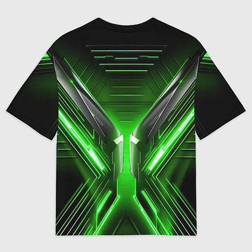 Мужская футболка оверсайз Кибернетически-патриотический костюм с Гербом Росс / 3D-принт – фото 2