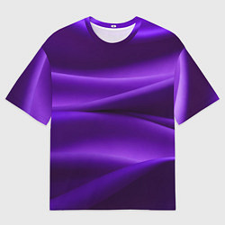 Мужская футболка оверсайз Фиолетовый шелк