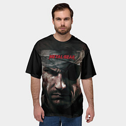 Футболка оверсайз мужская Metal gear Venom Snake, цвет: 3D-принт — фото 2