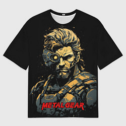 Мужская футболка оверсайз Веном Снейк Metal gear game
