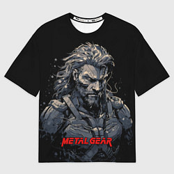 Футболка оверсайз мужская Веном Снейк Metal gear, цвет: 3D-принт