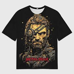 Футболка оверсайз мужская Venom Snake Metal gear game, цвет: 3D-принт