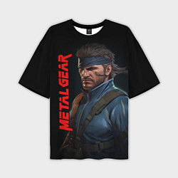 Футболка оверсайз мужская Venom Snake Metal gear game, цвет: 3D-принт