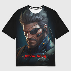 Футболка оверсайз мужская Веном Снейк из игры Metal gear, цвет: 3D-принт