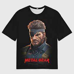 Футболка оверсайз мужская Веном Снейк из игры Metal gear, цвет: 3D-принт