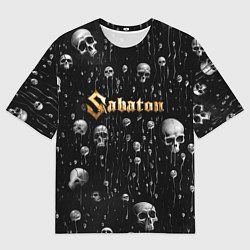 Мужская футболка оверсайз Sabaton - rock
