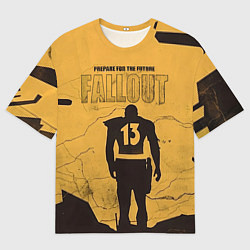 Футболка оверсайз мужская Fallout 2, цвет: 3D-принт