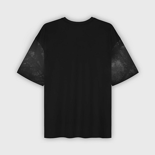 Мужская футболка оверсайз Большой бурый медведь оскал / 3D-принт – фото 2