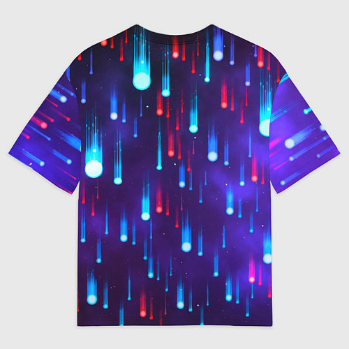 Мужская футболка оверсайз Сова модница на стиле / 3D-принт – фото 2