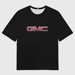 Футболка оверсайз мужская GMC logo, цвет: 3D-принт