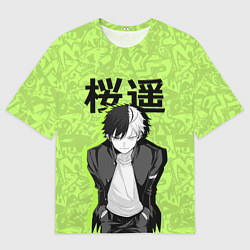 Мужская футболка оверсайз Харука - Ветролом