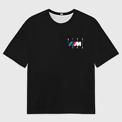 Футболка оверсайз мужская BMW motorsport six-speed, цвет: 3D-принт