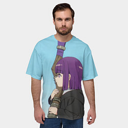 Футболка оверсайз мужская Ферн в небе, цвет: 3D-принт — фото 2
