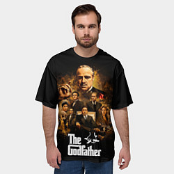 Футболка оверсайз мужская Corleone family, цвет: 3D-принт — фото 2