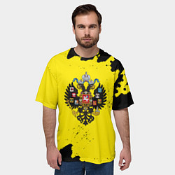Футболка оверсайз мужская Имперская россия краски, цвет: 3D-принт — фото 2