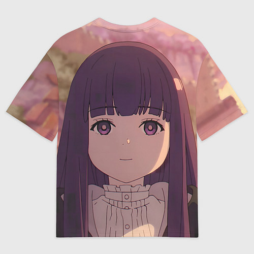 Мужская футболка оверсайз Милая Ферн / 3D-принт – фото 2