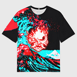 Футболка оверсайз мужская Samurai steel game, цвет: 3D-принт