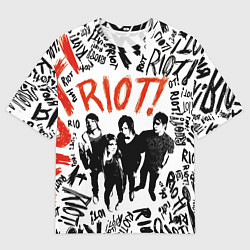 Мужская футболка оверсайз Paramore - riot