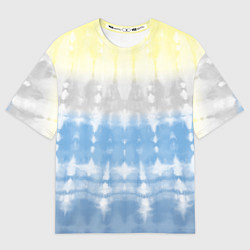 Футболка оверсайз мужская Color stripes: tie-dye, цвет: 3D-принт