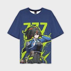Мужская футболка оверсайз Zhu Yuan - Zenless Zone Zero
