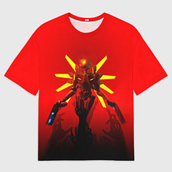 Мужская футболка оверсайз Ultrakill supreme machine