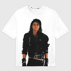 Футболка оверсайз мужская Michael Jackson whos bad, цвет: 3D-принт