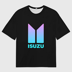 Мужская футболка оверсайз Isuzu neon steel