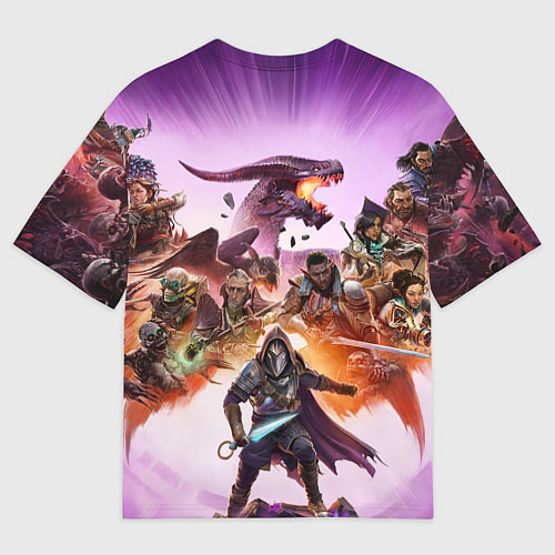 Мужская футболка оверсайз Герои Dragon age the veilguard / 3D-принт – фото 2