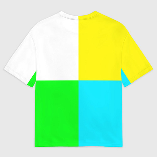 Мужская футболка оверсайз Borussia color cport / 3D-принт – фото 2