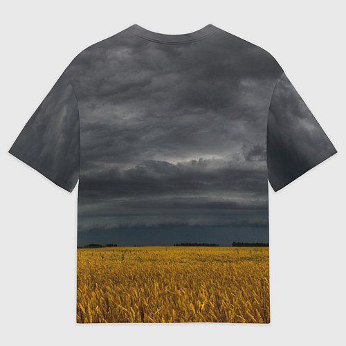 Мужская футболка оверсайз Символ даждьбог - навеки русь / 3D-принт – фото 2