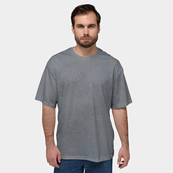 Футболка оверсайз мужская Отпечатки, цвет: 3D-принт — фото 2