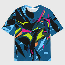 Футболка оверсайз мужская Настоящая абстракция, цвет: 3D-принт