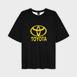 Мужская футболка оверсайз Toyota yellow