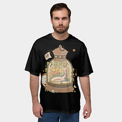 Футболка оверсайз мужская Унесенные призраками: Studio Ghibli, цвет: 3D-принт — фото 2