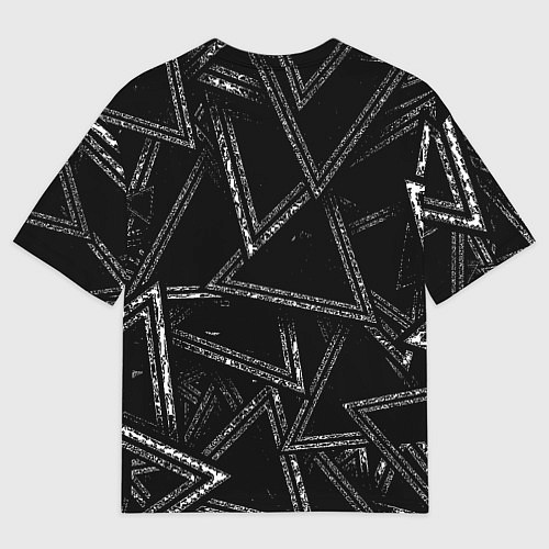 Мужская футболка оверсайз F*ck off / 3D-принт – фото 2